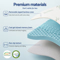 Giselle 5cm Memory Foam Mattress Topper 7-Zone King Single - SuperSaverAU - view 5