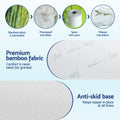 Giselle 5cm Memory Foam Mattress Topper 7-Zone King Single - SuperSaverAU - view 6