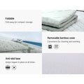 Giselle Bedding Memory Foam Mattress Topper 7-Zone 5cm Single - SuperSaverAU - view 3