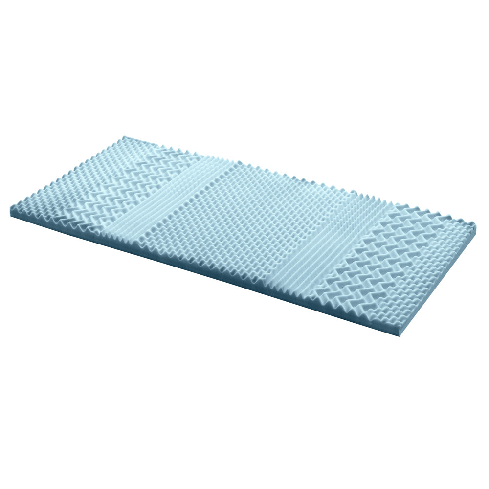 Giselle Bedding Memory Foam Mattress Topper 7-Zone 5cm Single - SuperSaverAU - view 7