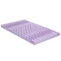Giselle 8cm Lavender Infused Memory Foam Mattress Topper King Single with Bamboo Cover - SuperSaverAU - view 1