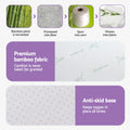 Giselle 8cm Lavender Infused Memory Foam Mattress Topper King Single with Bamboo Cover - SuperSaverAU - view 6