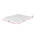 Giselle Bedding 8cm Memory Foam Mattress Topper - 7-Zone Single - SuperSaverAU - view 2