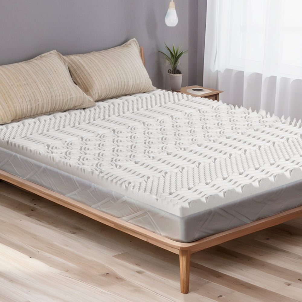 Giselle Bedding 8cm Memory Foam Mattress Topper - 7-Zone Single - SuperSaverAU - view 7