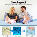 Giselle Bedding King Single Cool Gel Memory Foam Mattress Topper 5cm - SuperSaverAU - view 6