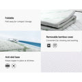 Giselle Bedding Memory Foam Mattress Topper Cool Gel 5cm Single - SuperSaverAU - view 5