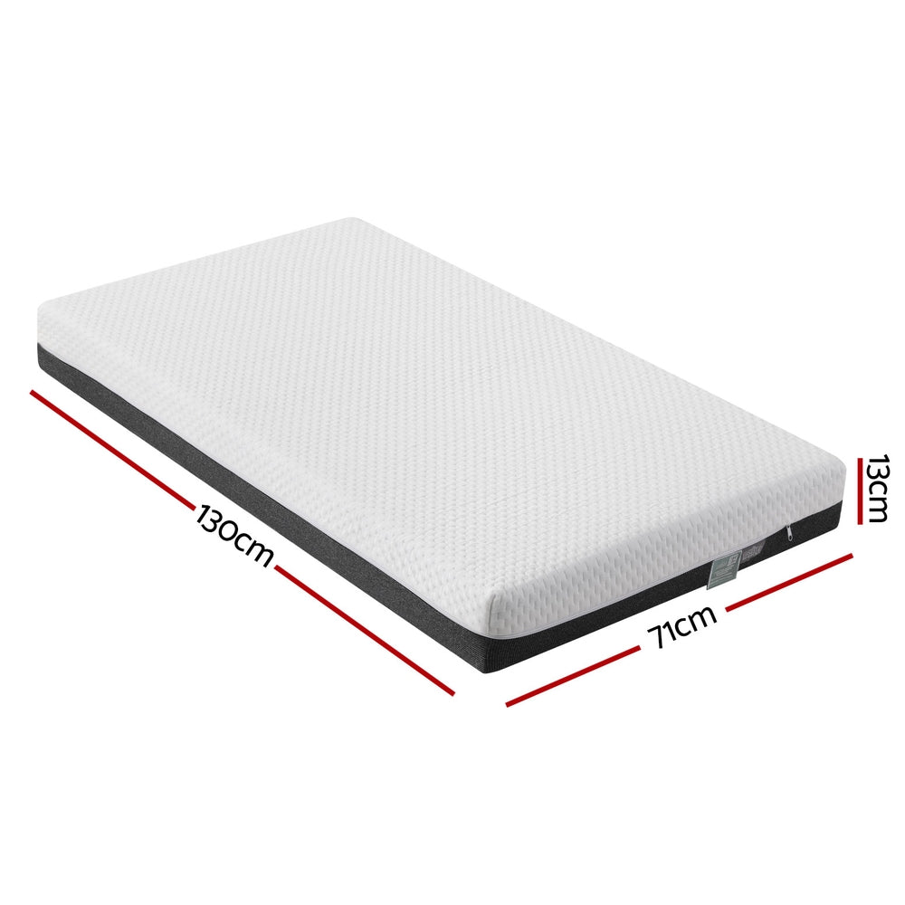 13cm Giselle Baby Cot Mattress Gel Foam - SuperSaverAU - view 2