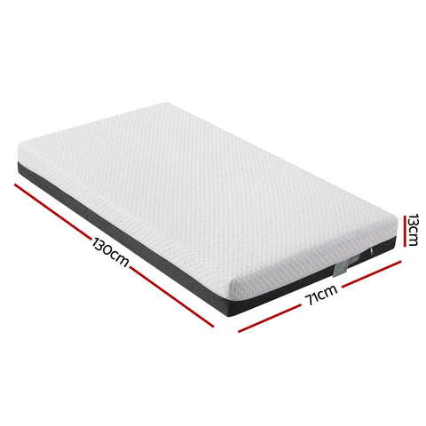 13cm Giselle Baby Cot Mattress Gel Foam - SuperSaverAU - view 2