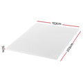 Giselle Bedding 100% Foam Mattress Topper 5cm Queen - Egg Crate, Anti-Bacterial - SuperSaverAU - view 2