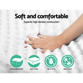 Giselle Bedding 100% Foam Mattress Topper 5cm Queen - Egg Crate, Anti-Bacterial - SuperSaverAU - view 4