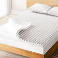 Giselle Bedding Egg Crate Mattress Topper - 5cm Single Foam - SuperSaverAU - view 1