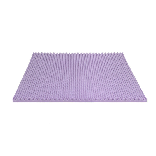 Giselle 5cm Lavender Infused Memory Foam Mattress Topper Double