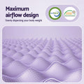 Giselle 5cm Lavender Infused Memory Foam Mattress Topper Double - SuperSaverAU - view 4