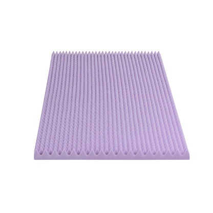 Giselle 5cm Lavender Infused Memory Foam Mattress Topper King Single