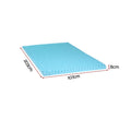 Giselle 8cm Memory Foam Mattress Topper - King Single Size - SuperSaverAU - view 2