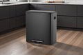 Matt Blatt 56L Dual Compartment Pedal Rubbish Bin (Black)