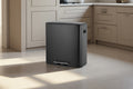 Matt Blatt 56L Dual Compartment Pedal Rubbish Bin (Black)