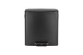 Matt Blatt 56L Dual Compartment Pedal Rubbish Bin (Black)