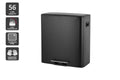 Matt Blatt 56L Dual Compartment Pedal Rubbish Bin (Black)