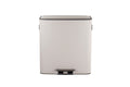 Matt Blatt 56L Dual Compartment Pedal Rubbish Bin