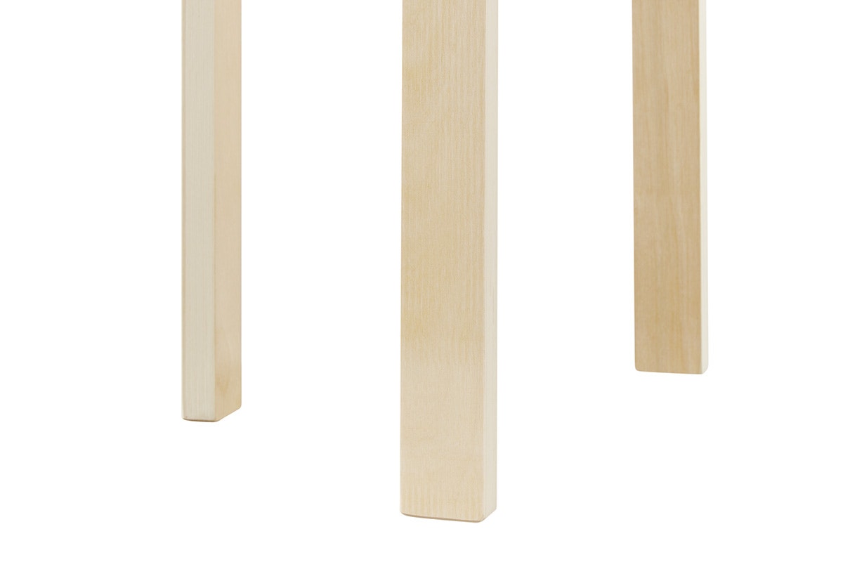 Set of 4 Matt Blatt Aalto Low Stools Replica (Natural)