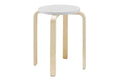 Set of 4 Matt Blatt Aalto Low Stools Replica (White)