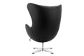 Matt Blatt Arne Jacobsen Egg Chair Premium Replica (Black Bonded Leather)