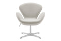 Matt Blatt Arne Jacobsen Height Adjustable Swan Chair Premium Replica (Bone)