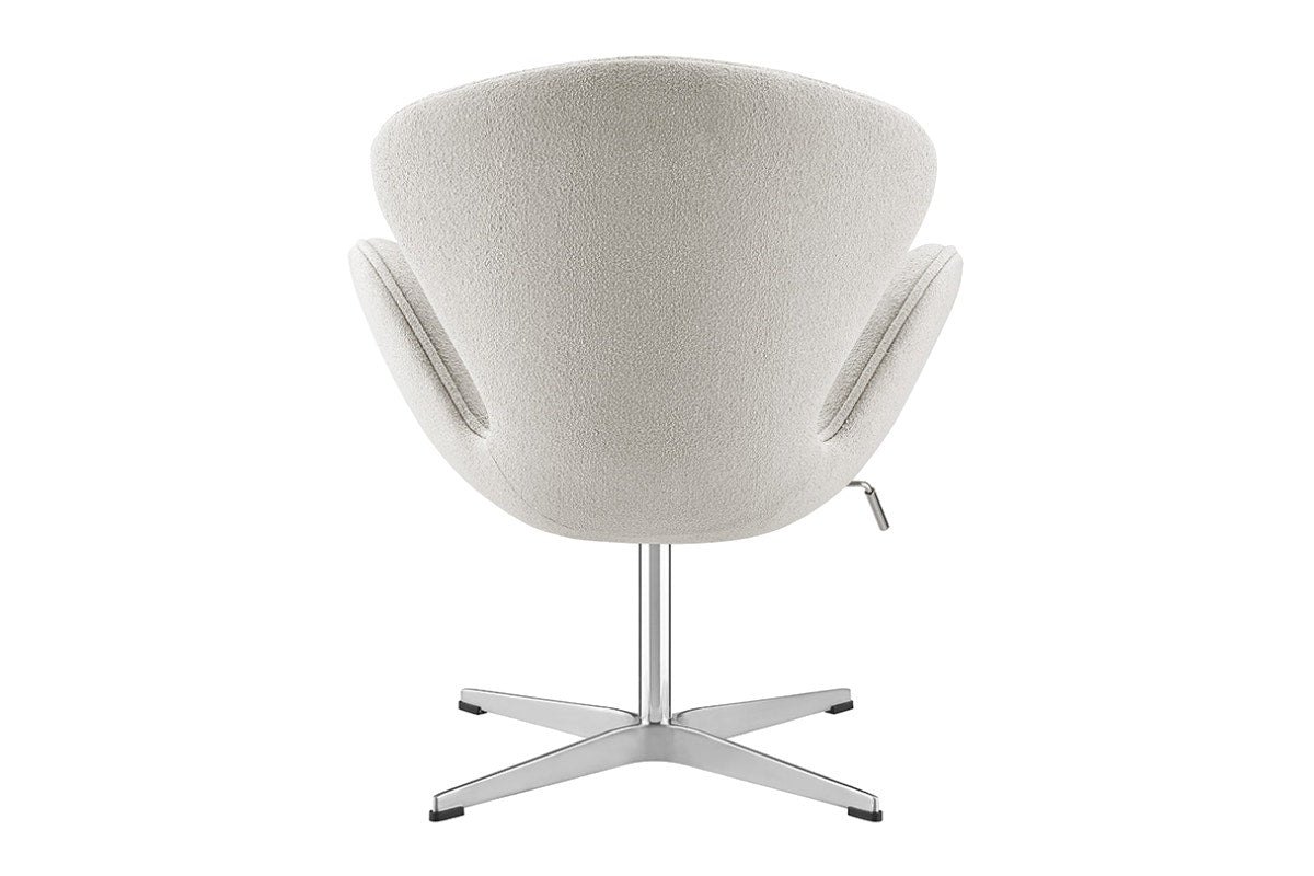 Matt Blatt Arne Jacobsen Height Adjustable Swan Chair Premium Replica (Bone)