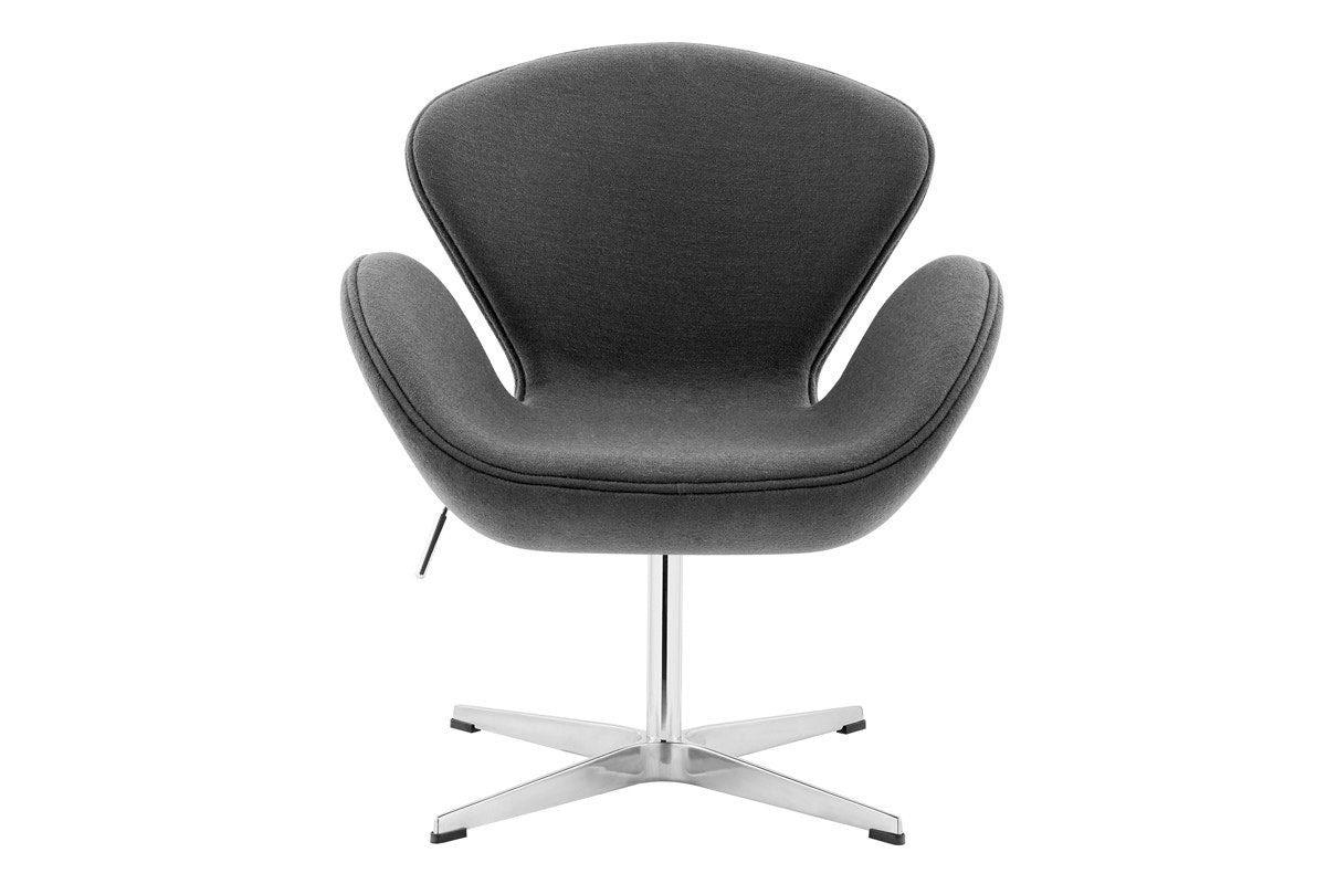 Matt Blatt Arne Jacobsen Height Adjustable Swan Chair Premium Replica (Grey)