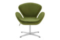 Matt Blatt Arne Jacobsen Height Adjustable Swan Chair Premium Replica (Moss Green)