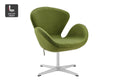 Matt Blatt Arne Jacobsen Height Adjustable Swan Chair Premium Replica (Moss Green)