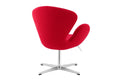 Matt Blatt Arne Jacobsen Height Adjustable Swan Chair Premium Replica (Red)