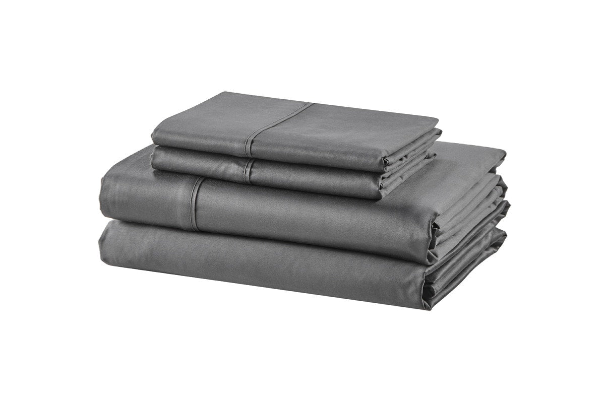 Matt Blatt Bamboo Cotton Sheet Set (Charcoal, Double)
