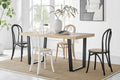 Set of 2 Matt Blatt Bentwood Chairs (Natural Beech/Board Seat)