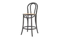 Matt Blatt Bentwood Counter Stool (Black Birch/Rattan Seat)