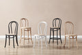 Matt Blatt Bentwood Counter Stool (Black Birch/Rattan Seat)