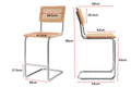 Set of 2 Matt Blatt Marcel Breuer Cesca Counter Stools Replica (Natural/Rattan)