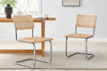 Set of 2 Matt Blatt Marcel Breuer Cesca Dining Chairs Replica (Natural/Rattan)