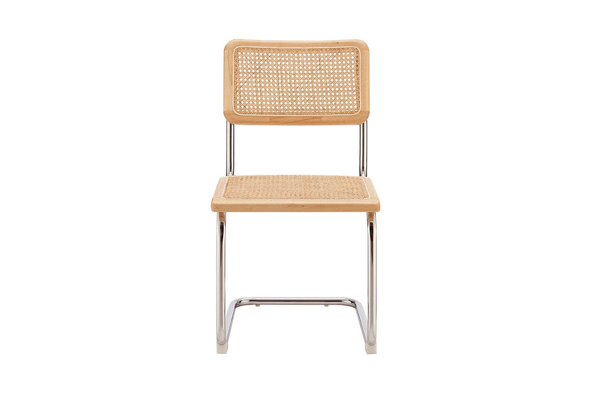 Set of 2 Matt Blatt Marcel Breuer Cesca Dining Chairs Replica (Natural/Rattan)