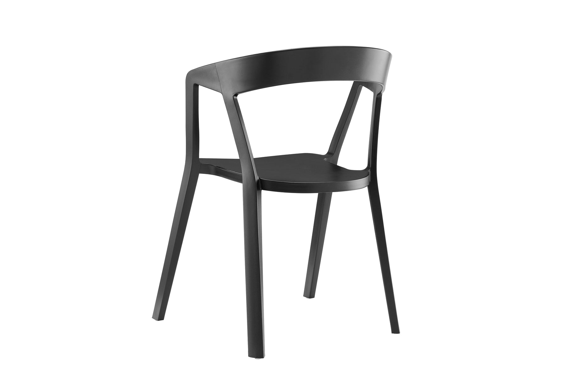 Set of 2 Matt Blatt Patrick Norguet Compas Chairs Replica (Black)