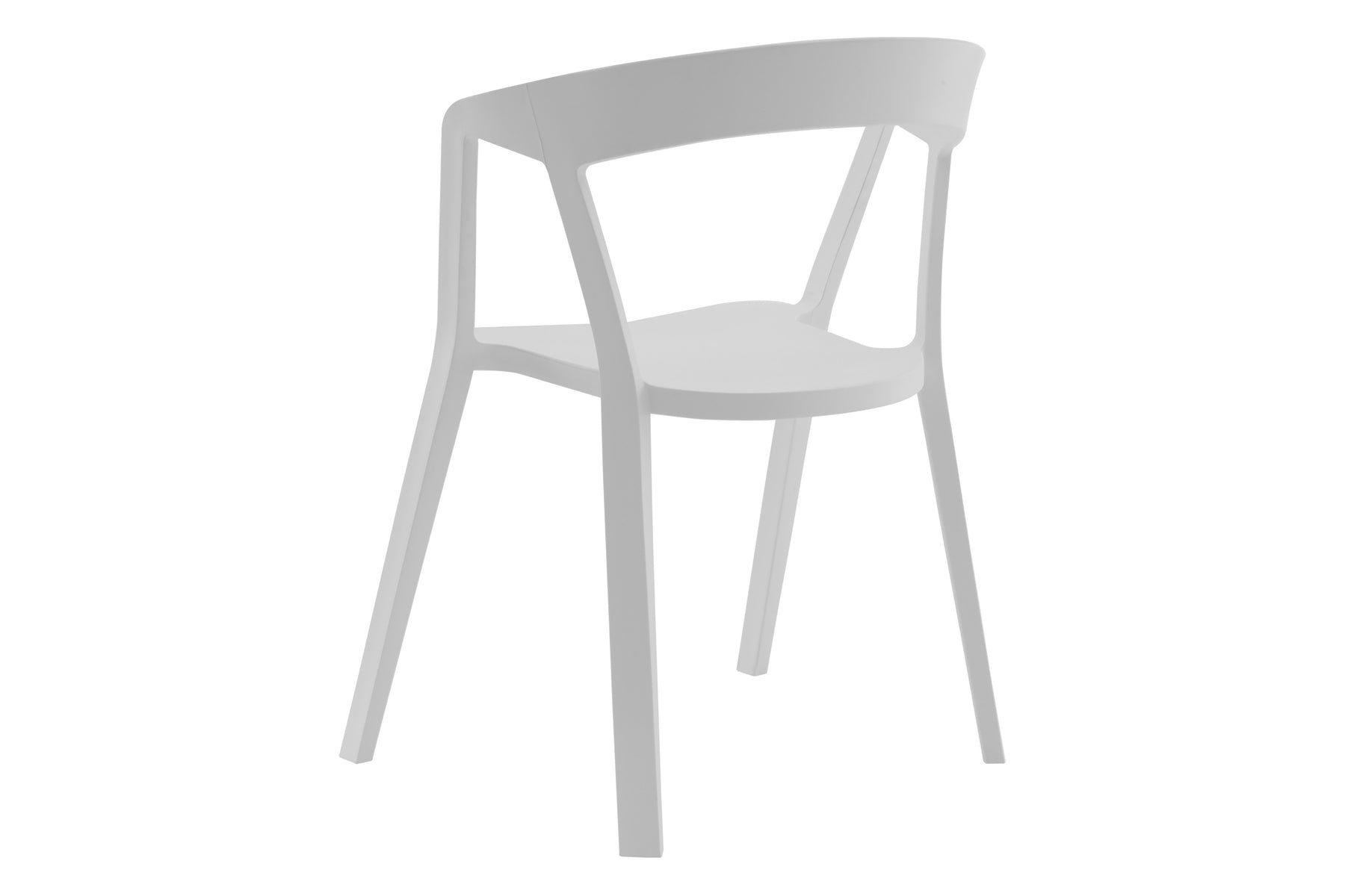 Matt Blatt Set of 2 Patrick Norguet Compas Chair Replica (White)