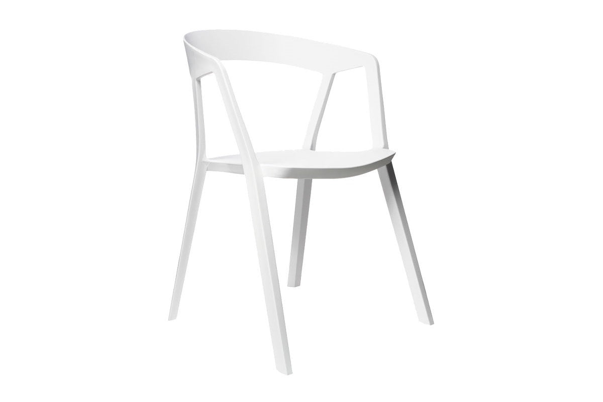 Matt Blatt Set of 2 Patrick Norguet Compas Chair Replica (White)