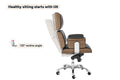Matt Blatt Eames Replica Executive Leather Office Chair