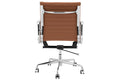 Matt Blatt Eames Premium Replica Low Back Office Chair Genuine Leather (Tan/Chrome)