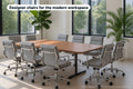 Matt Blatt Eames Replica Low Back Soft Pad Fabric Office Chair (Grey/Chrome)