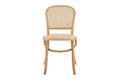 Set of 2 Matt Blatt Felix Bentwood Dining Chairs (Natural Beech/Rattan)