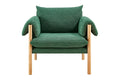 Matt Blatt Nook Upholstered Armchair (Green)