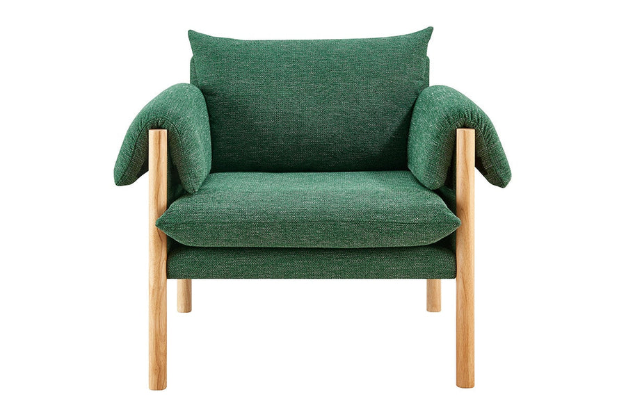 Matt Blatt Nook Upholstered Armchair (Green)