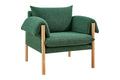 Matt Blatt Nook Upholstered Armchair (Green)